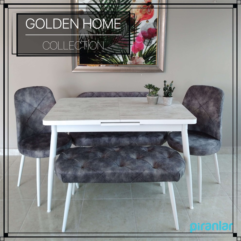 duyurmak miras Sorun nedir  Golden Home Polo Masa ve Capitone Sandalye Takımı l Golden Home Mutfak Masa  - Sandalyeleri I Modelleri ve Fiyatları
